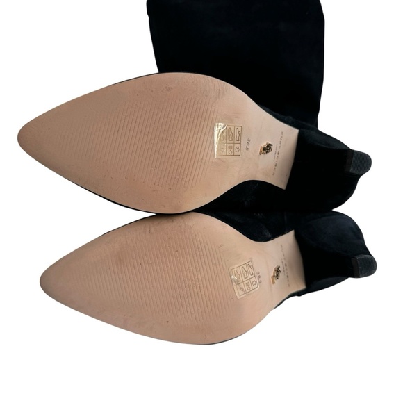 Kurt Geiger London Women's Over The Knee Suede Boots Heels Black Size 38.5 US 8 - Picture 11 of 12